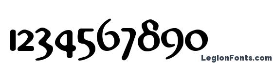 Abbat medium Font, Number Fonts