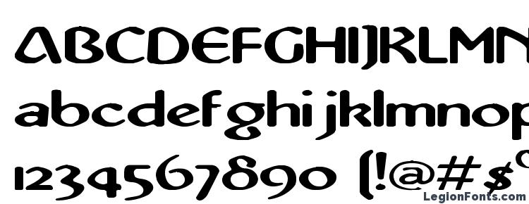 глифы шрифта Abbey m1, символы шрифта Abbey m1, символьная карта шрифта Abbey m1, предварительный просмотр шрифта Abbey m1, алфавит шрифта Abbey m1, шрифт Abbey m1