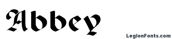 Abbey Font