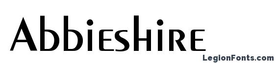 Шрифт Abbieshire, Компьютерные шрифты