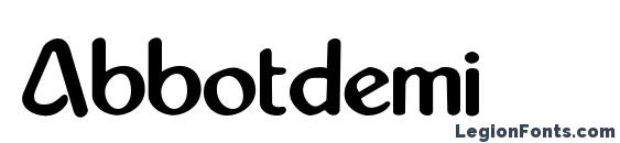 шрифт Abbotdemi, бесплатный шрифт Abbotdemi, предварительный просмотр шрифта Abbotdemi