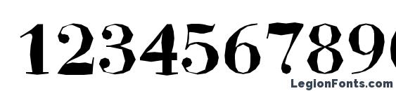 Abctech bodoni mangle Font, Number Fonts