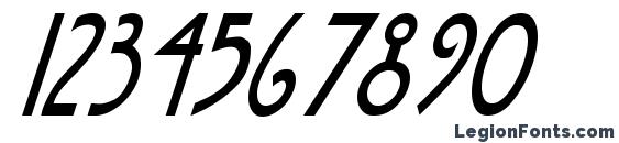 Abigail condensed Font, Number Fonts