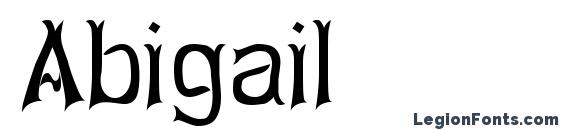 Abigail font, free Abigail font, preview Abigail font