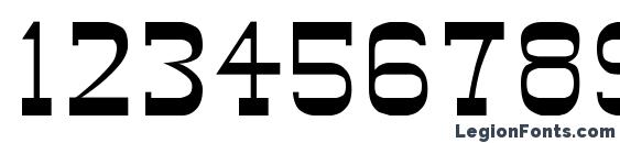 Abilene Font, Number Fonts