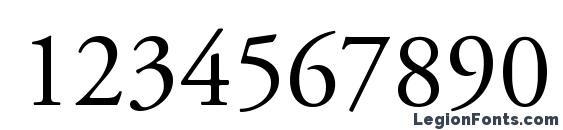 Abode garamond regular Font, Number Fonts