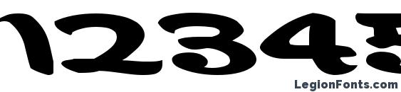 Aborigianlkite91 bold Font, Number Fonts