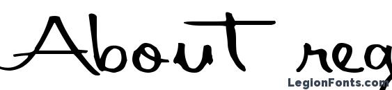 About regular ttnorm Font, Lettering Fonts