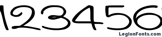 Aboutface33 bold Font, Number Fonts