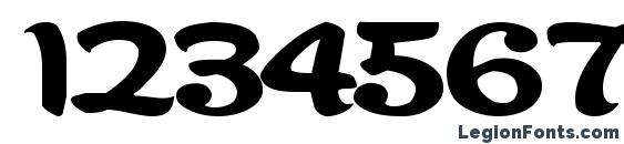 Abracadabra91 regular Font, Number Fonts