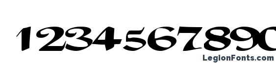 Absalom Font, Number Fonts
