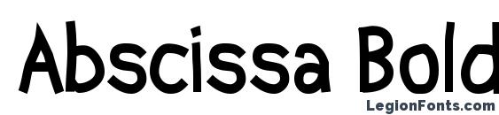 Abscissa Bold Font