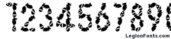 Ac1 easterbunny Font, Number Fonts