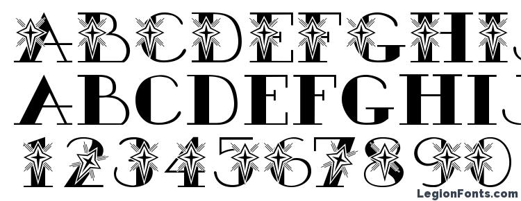 glyphs AC1 Star font, сharacters AC1 Star font, symbols AC1 Star font, character map AC1 Star font, preview AC1 Star font, abc AC1 Star font, AC1 Star font