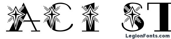 шрифт AC1 Star, бесплатный шрифт AC1 Star, предварительный просмотр шрифта AC1 Star