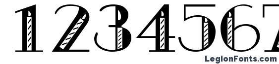 Ac2 birthday Font, Number Fonts