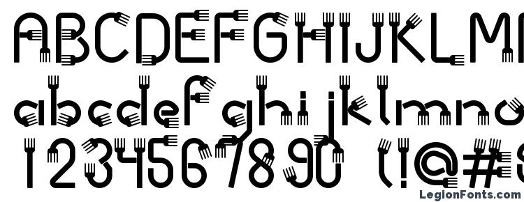 glyphs Ac2 forks font, сharacters Ac2 forks font, symbols Ac2 forks font, character map Ac2 forks font, preview Ac2 forks font, abc Ac2 forks font, Ac2 forks font
