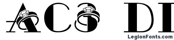 Ac3 diamondring Font