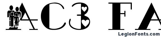 Ac3 family Font