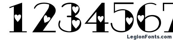 Ac3 iloveyou Font, Number Fonts