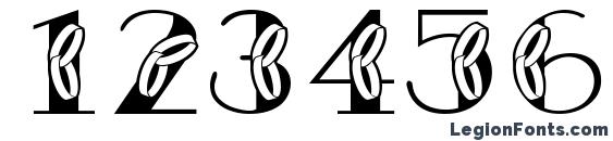 Ac3 weddingbands Font, Number Fonts