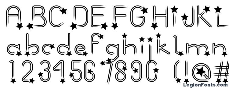 glyphs Ac4 shootingstar font, сharacters Ac4 shootingstar font, symbols Ac4 shootingstar font, character map Ac4 shootingstar font, preview Ac4 shootingstar font, abc Ac4 shootingstar font, Ac4 shootingstar font