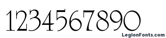 Academiassk Font, Number Fonts