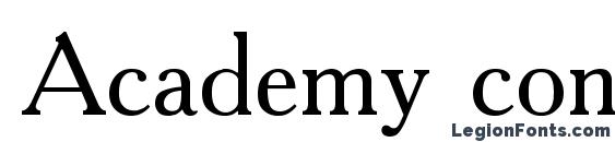 Academy cond Font
