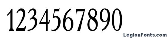 Academy Condensed Font, Number Fonts