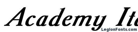 Academy Italic Bold Italic Font