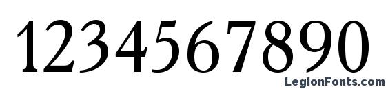 AcademyC Font, Number Fonts