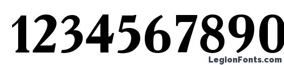 AcademyOSTT Bold Font, Number Fonts