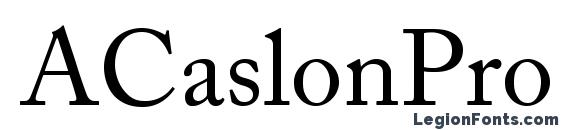 ACaslonPro Regular Font