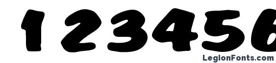 Accent DB Font, Number Fonts