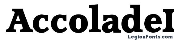 AccoladeLH Bold font, free AccoladeLH Bold font, preview AccoladeLH Bold font