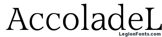 AccoladeLH Regular font, free AccoladeLH Regular font, preview AccoladeLH Regular font