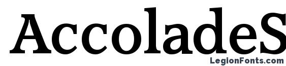 AccoladeSerial Bold Font