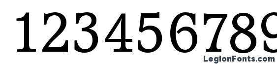 AccoladeSerial Regular Font, Number Fonts