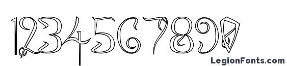 Achafout Font, Number Fonts