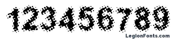 Acidic Font, Number Fonts