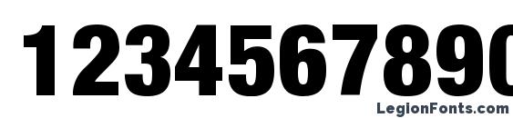 Acmo Display SSi Normal Font, Number Fonts