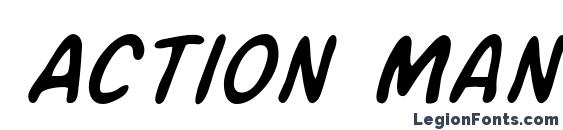 шрифт Action Man Italic, бесплатный шрифт Action Man Italic, предварительный просмотр шрифта Action Man Italic