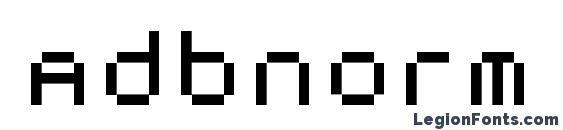 Adbnorm Font