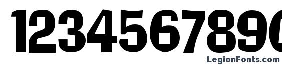 Addled Regular Font, Number Fonts