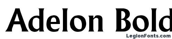 Adelon Bold font, free Adelon Bold font, preview Adelon Bold font