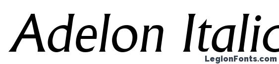 Adelon Italic Font