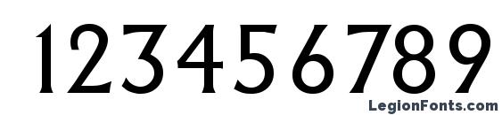 Adelon Serial Regular DB Font, Number Fonts