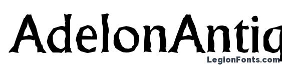 AdelonAntique Medium Regular Font, African Fonts