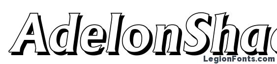 AdelonShadow BoldItalic font, free AdelonShadow BoldItalic font, preview AdelonShadow BoldItalic font