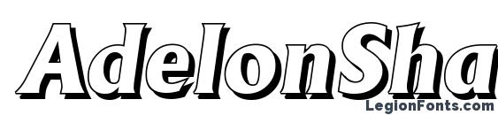 шрифт AdelonShadow Xbold Italic, бесплатный шрифт AdelonShadow Xbold Italic, предварительный просмотр шрифта AdelonShadow Xbold Italic